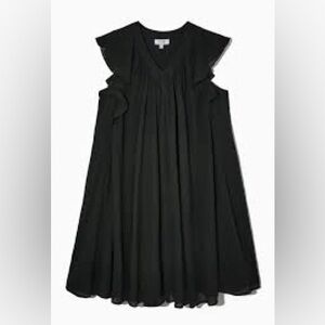 COS Black Midi Dress